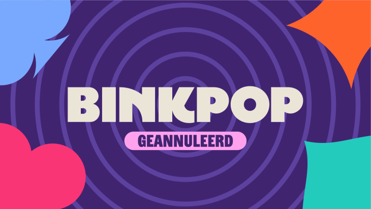 Binkpop zal helaas niet meer doorgaan